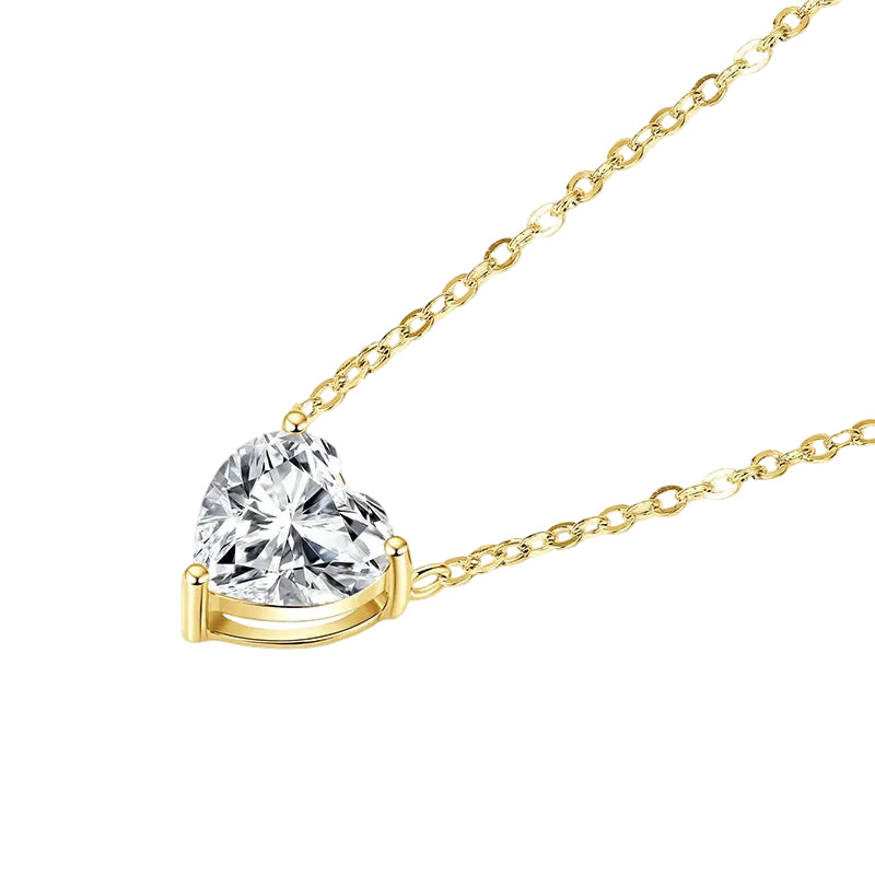 The Solitaire Heart Necklace