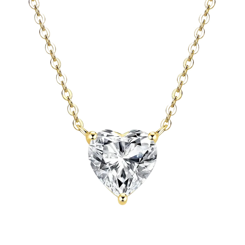 The Solitaire Heart Necklace