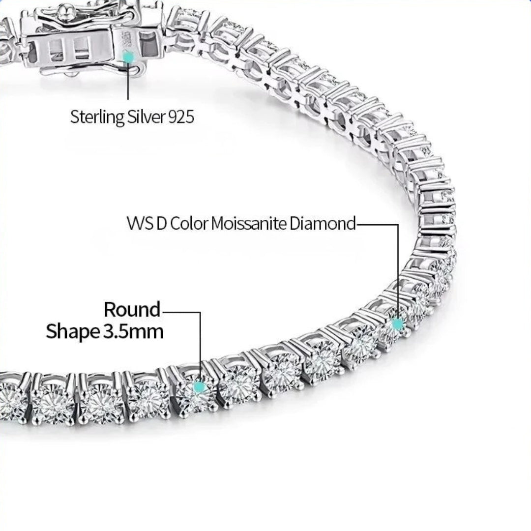 Alessia Moissanite Tennis Bracelet