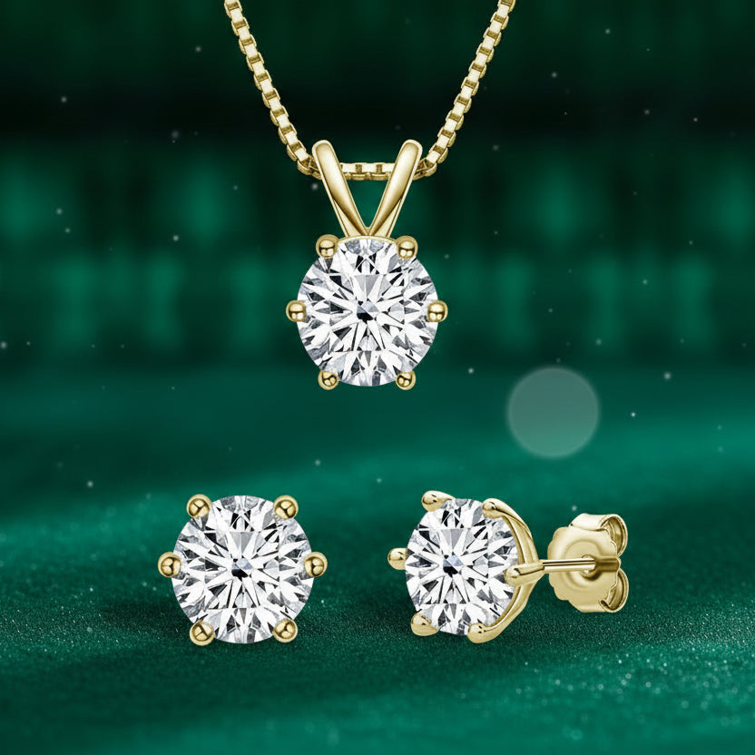 Aurora Moissanite Jewelry Set