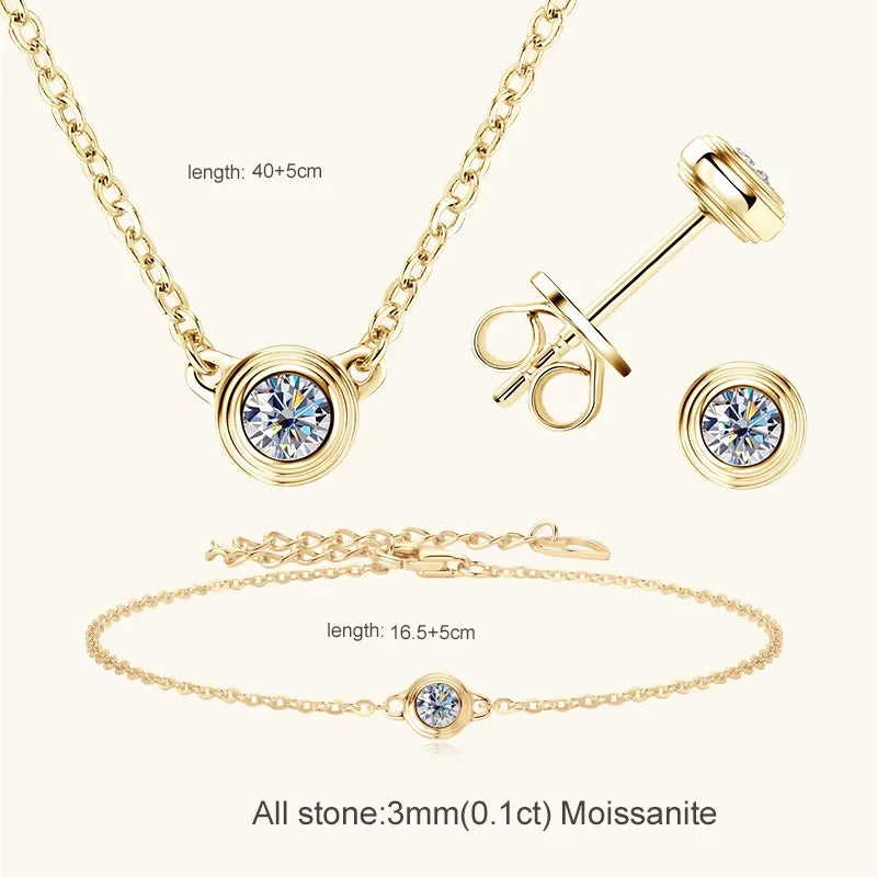 Giulia Moissanite Jewelry Set