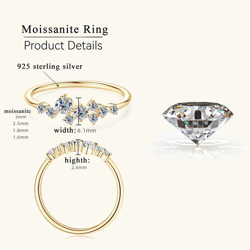 Aurora Moissanite Duo Set