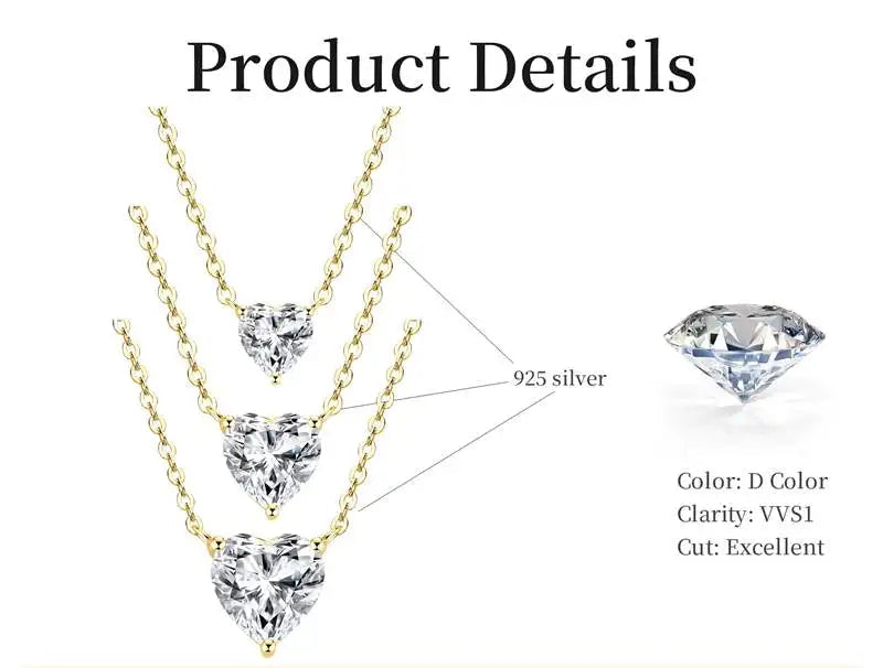 The Solitaire Heart Necklace