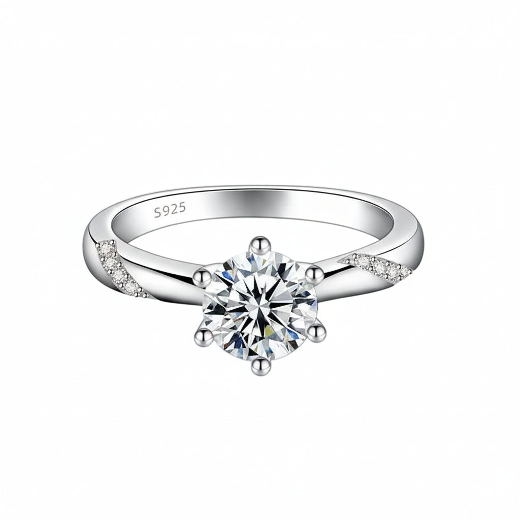 The Delicate Vine Moissanite Ring