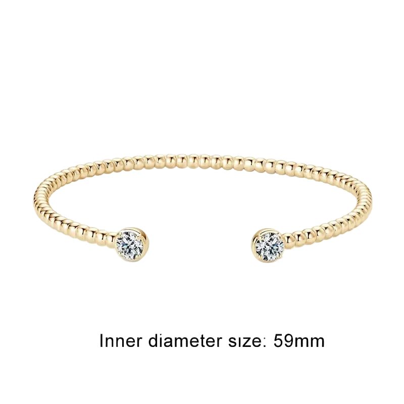 Valentina Moissanite Bangle Set