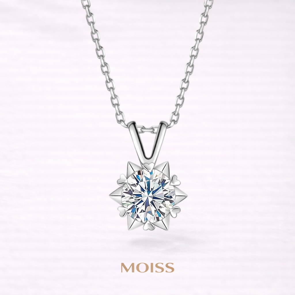 The Celestial Star Moissanite Necklace