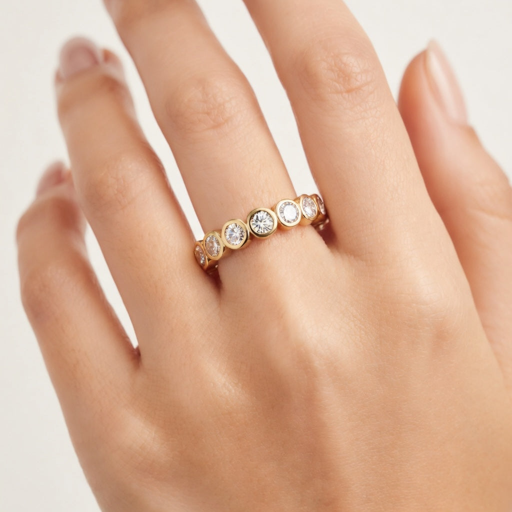 The Essential Eternity Moissanite Band