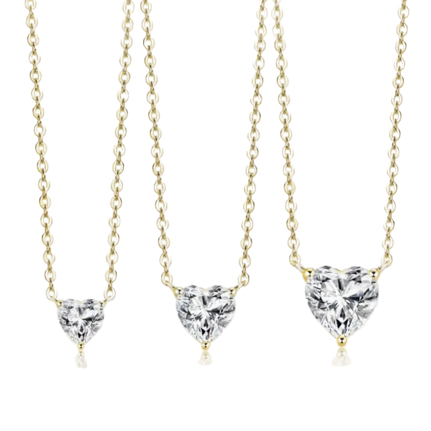 The Solitaire Heart Necklace