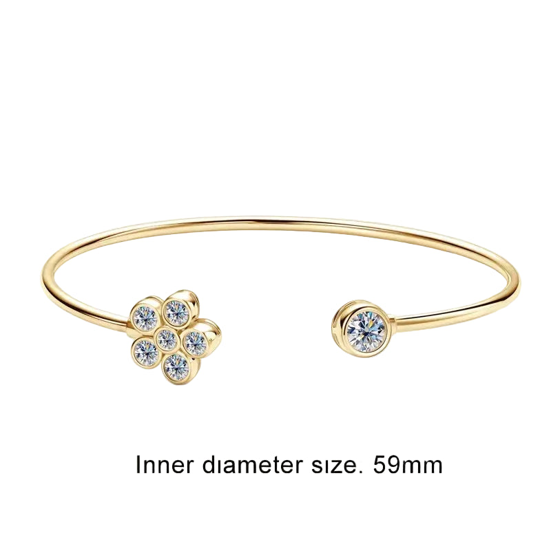 Valentina Moissanite Bangle Set