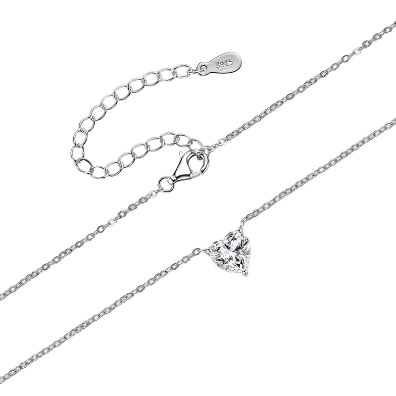 The Solitaire Heart Necklace