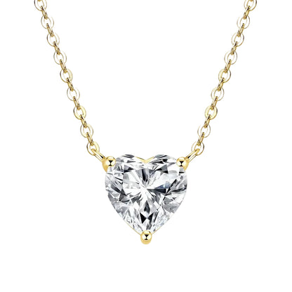 The Solitaire Heart Necklace