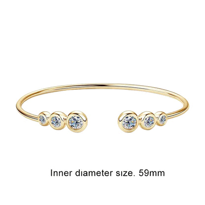 Valentina Moissanite Bangle Set