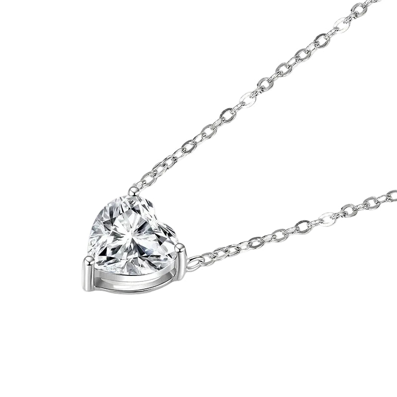 The Solitaire Heart Necklace