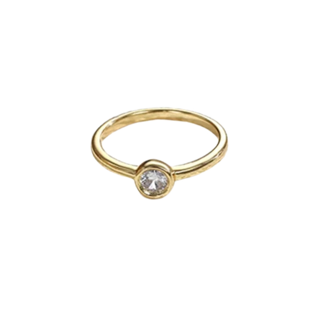 Aurelia Bezel Moissanite Ring