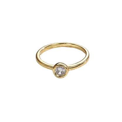 Aurelia Bezel Moissanite Ring