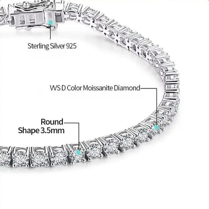 Alessia Moissanite Tennis Bracelet
