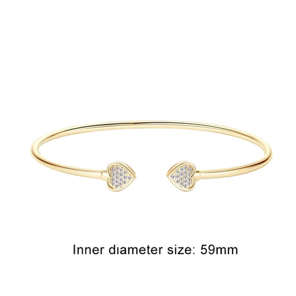 Valentina Moissanite Bangle Set