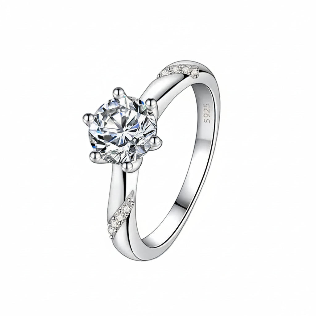 The Delicate Vine Moissanite Ring