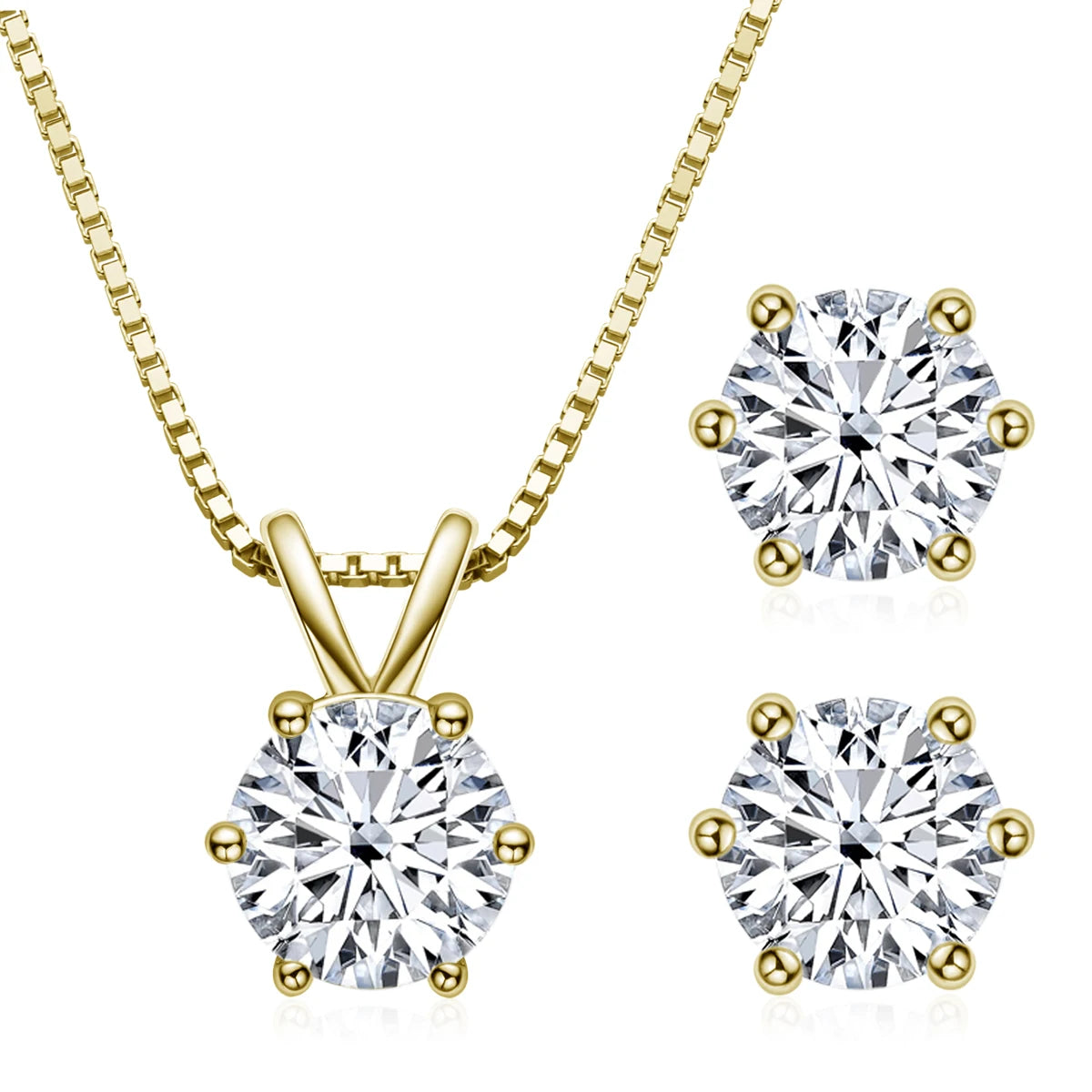 Aurora Moissanite Jewelry Set