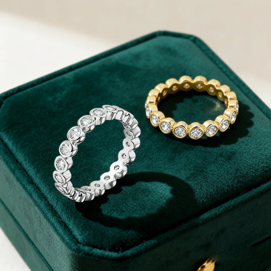 The Essential Eternity Moissanite Band