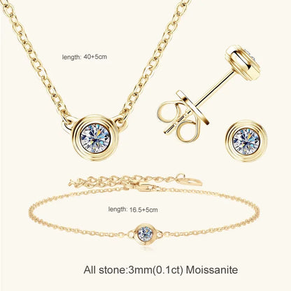 Giulia Moissanite Jewelry Set
