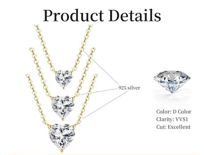 The Solitaire Heart Necklace