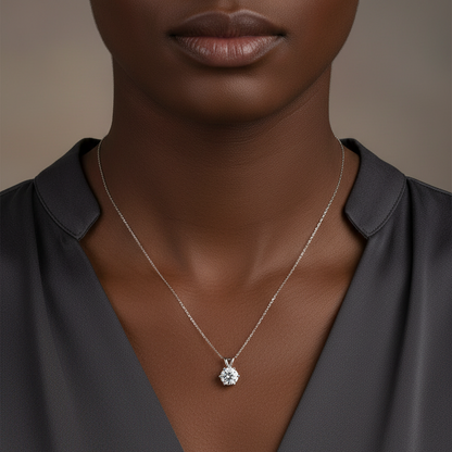 The Celestial Star Moissanite Necklace