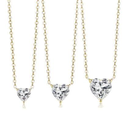 The Solitaire Heart Necklace