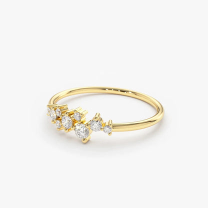 Celeste Blossom Moissanite Ring