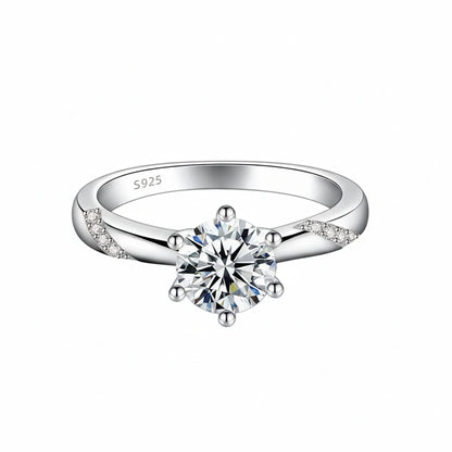 The Delicate Vine Moissanite Ring