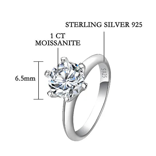 Isabella Solitaire Ring 1 CT