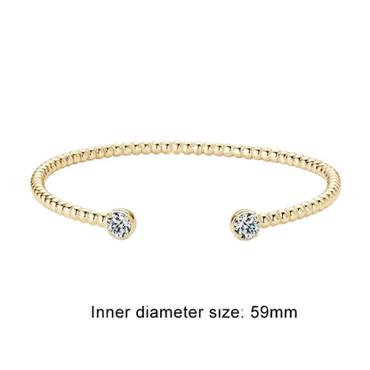Valentina Moissanite Bangle Set