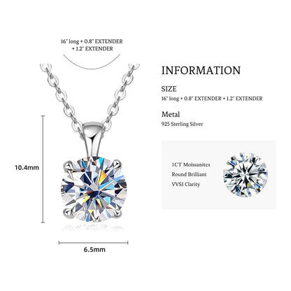 Selene Radiance Moissanite Necklace
