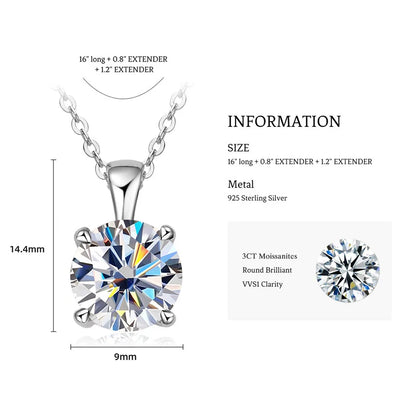 Selene Radiance Moissanite Necklace