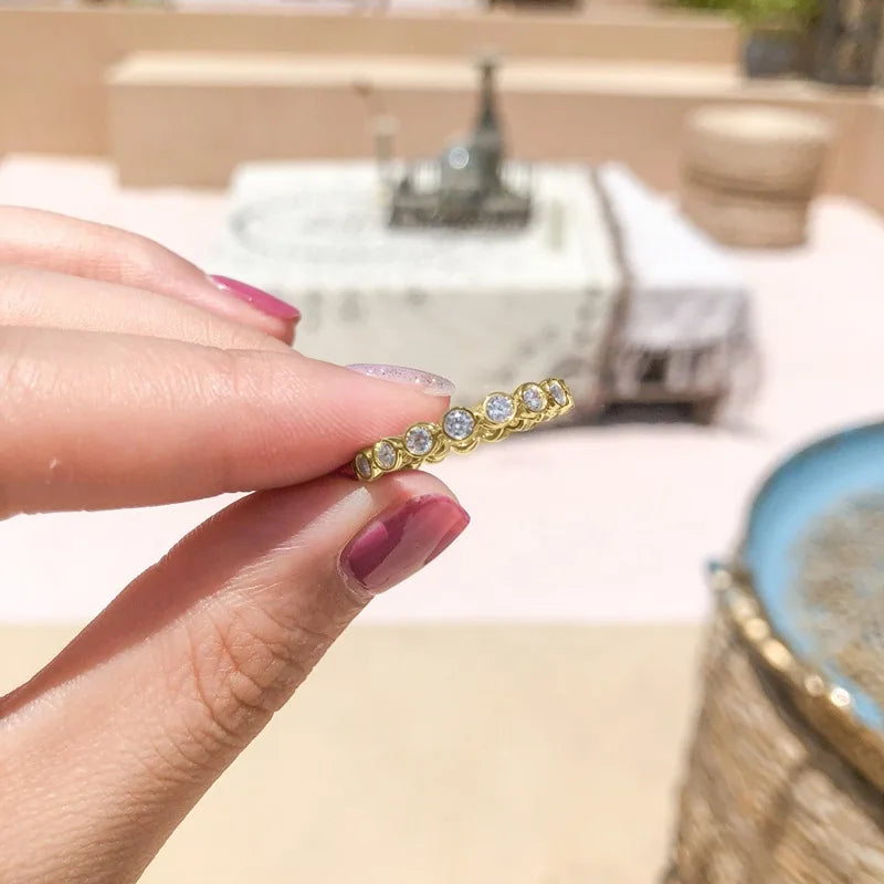 The Essential Eternity Moissanite Band