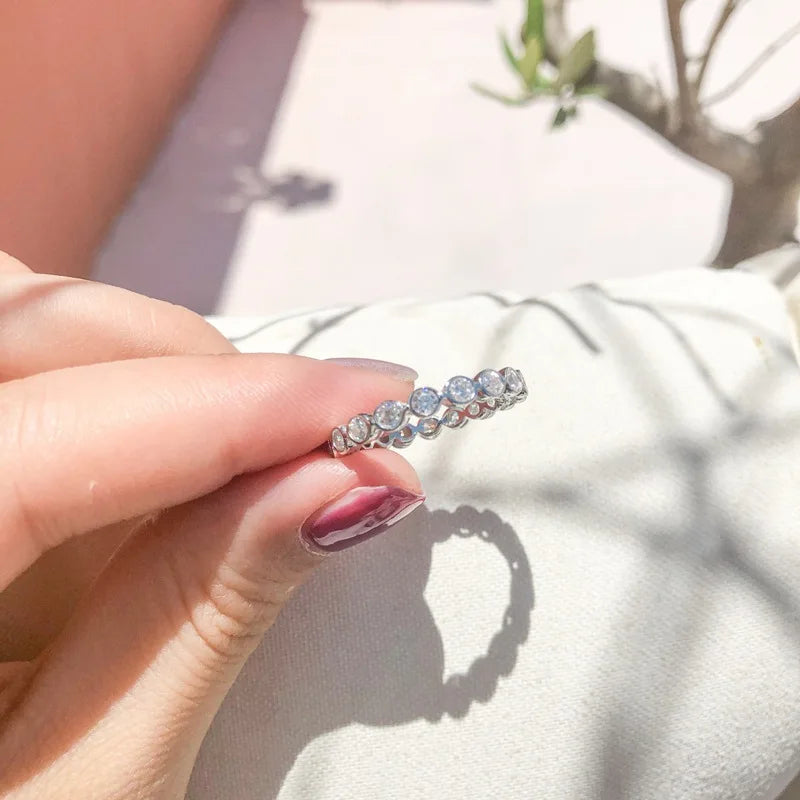 The Essential Eternity Moissanite Band