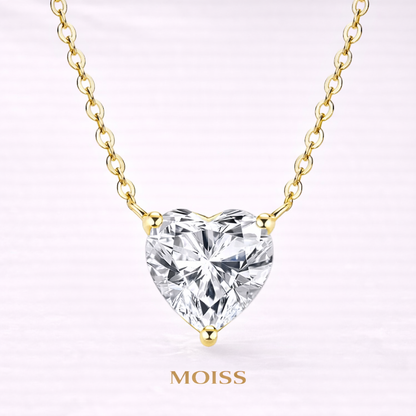The Solitaire Heart Necklace