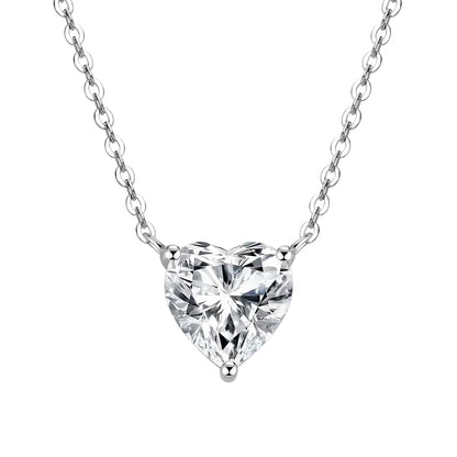 The Solitaire Heart Necklace